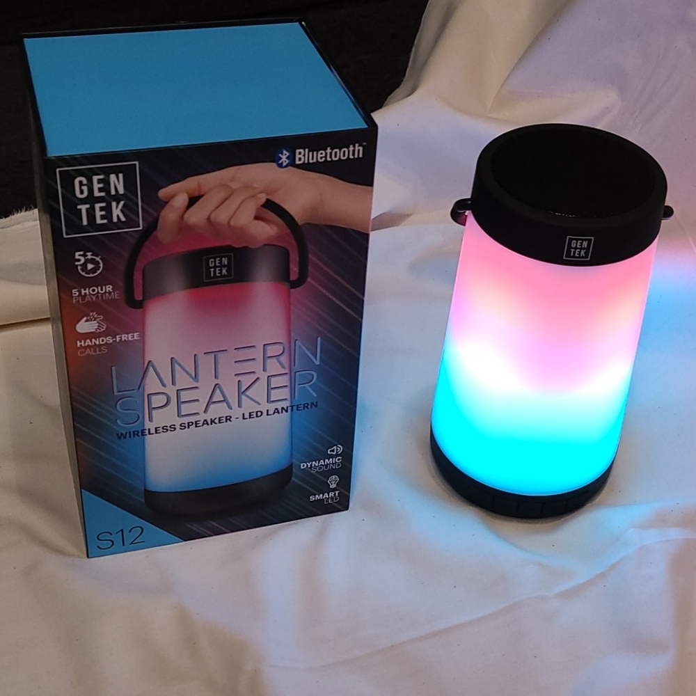 GenTek wireless LED lantern speaker